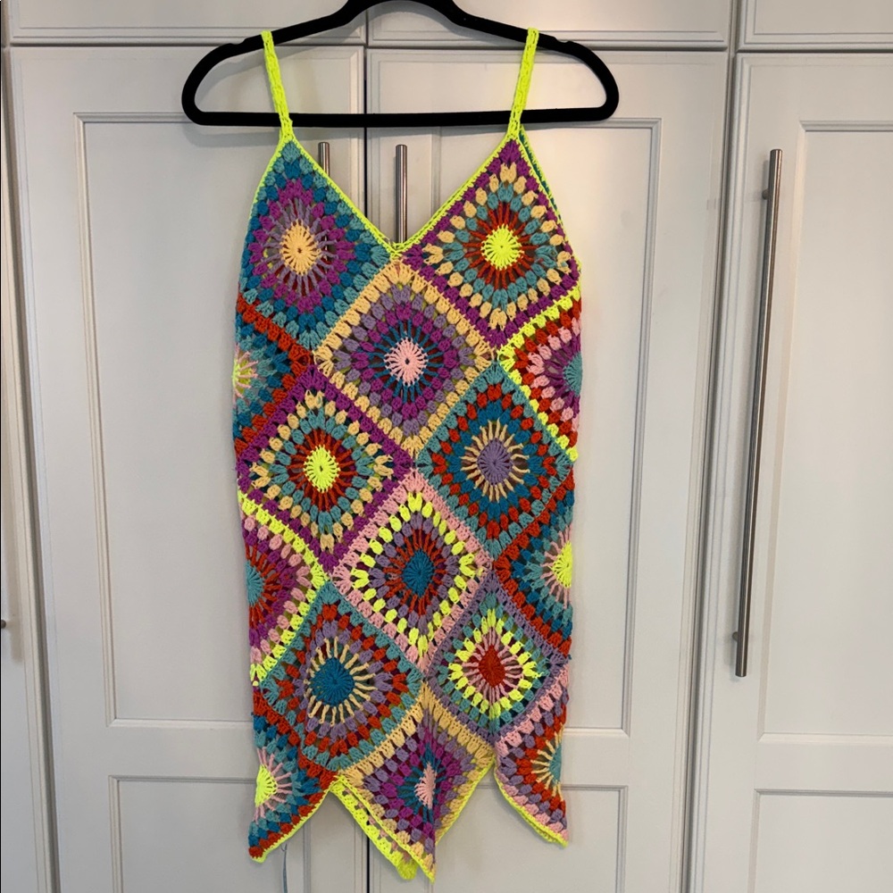 POVIL 💥 Colorful Crochet Cover Up